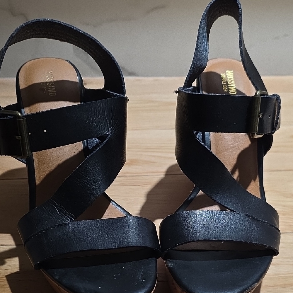 Mossimo Black Strappy Sandals